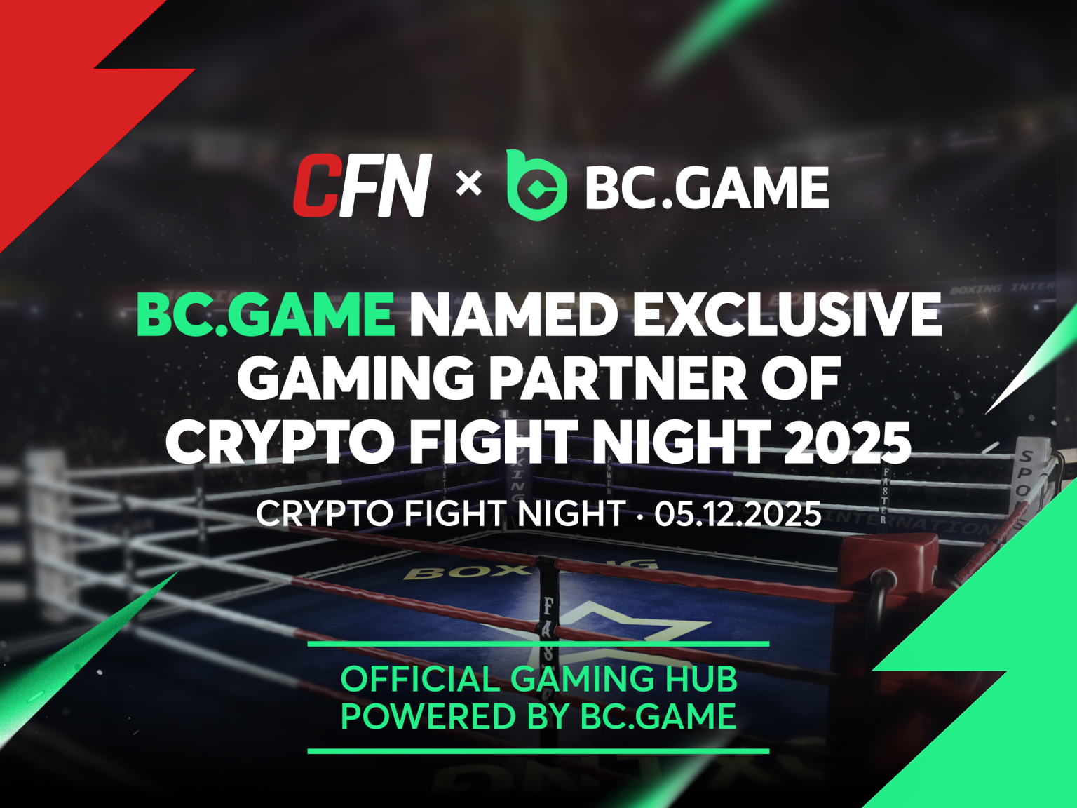 BC.GAME named Exclusive Gaming Partner of Cry ...