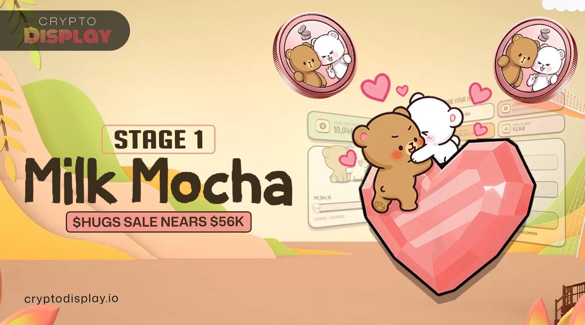 Milk Mocha $HUGS Token Presale Nears $56K in Stage 1 Success