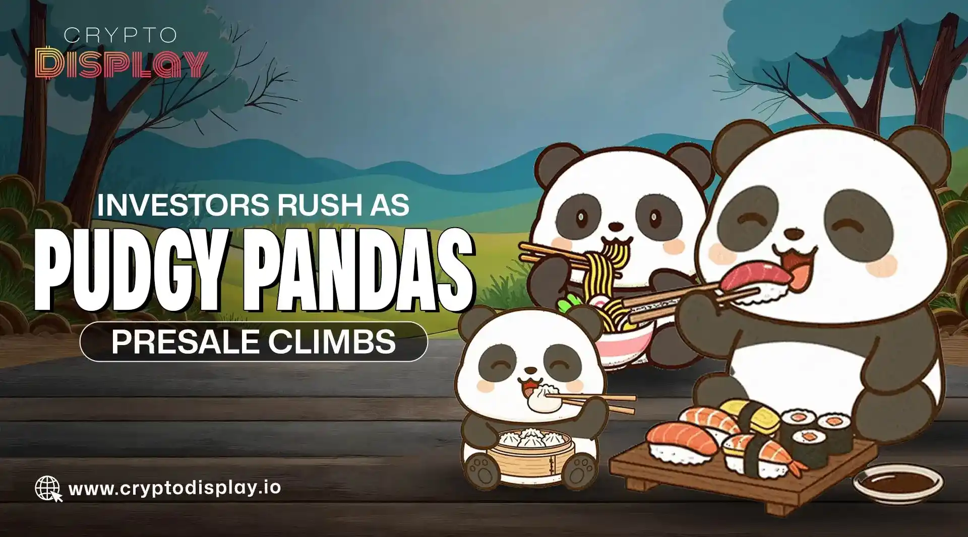 Investors Rush as Pudgy Pandas Presale Climbs With Growing Demand