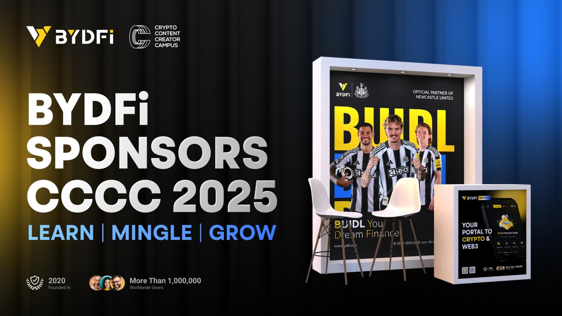 BYDFi Backs CCCC Lisbon 2025 to Empower Creators