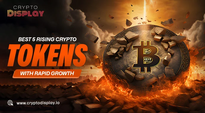 Best 5 Rising Crypto Tokens With Rapid Growth for High Returns