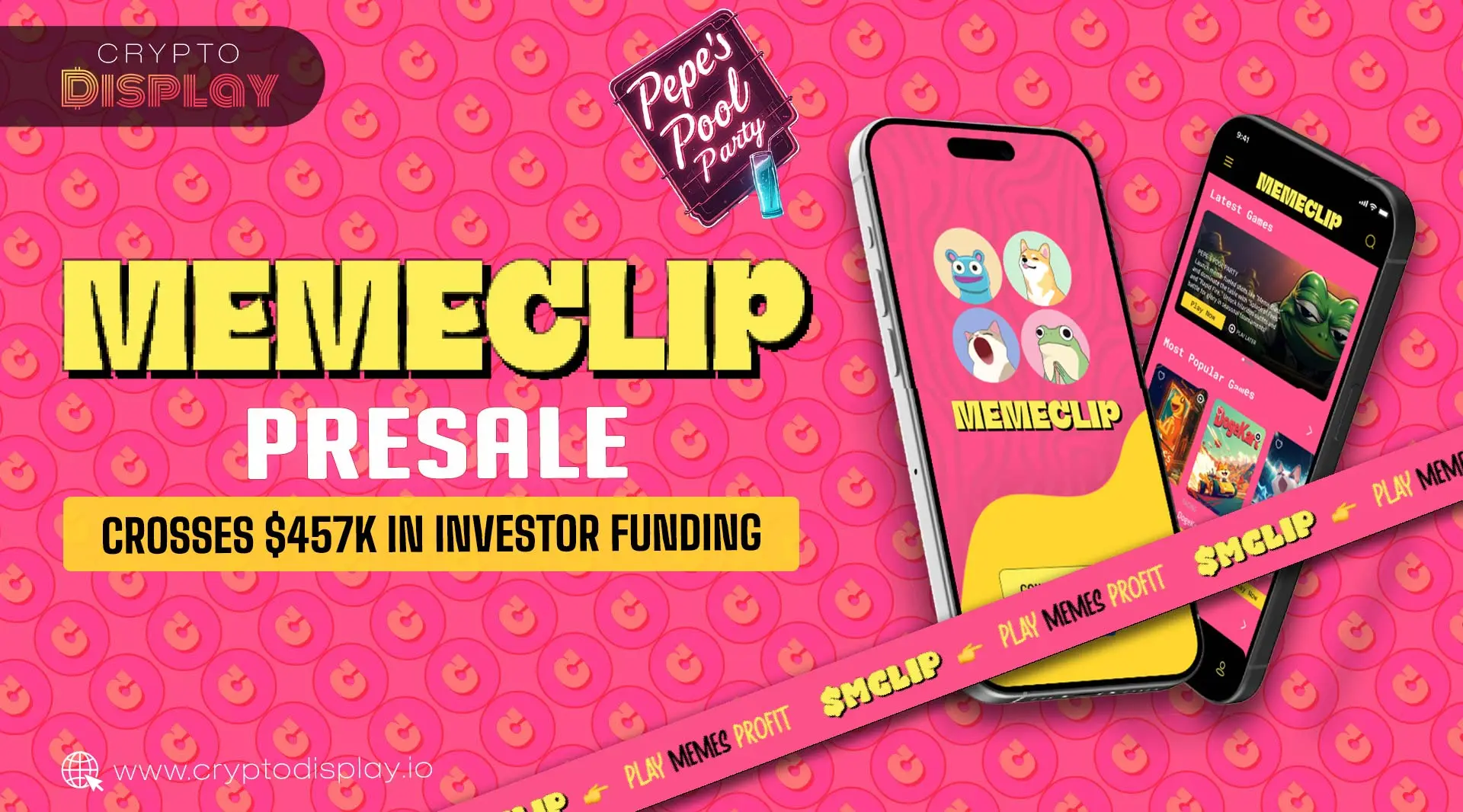 MemeClip Presale Crosses $457K as Investor Excitement Grows Fast
