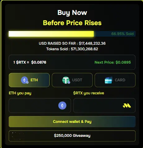 Remittix Block 7 Live- Only One Block Until Listing Stage Begins