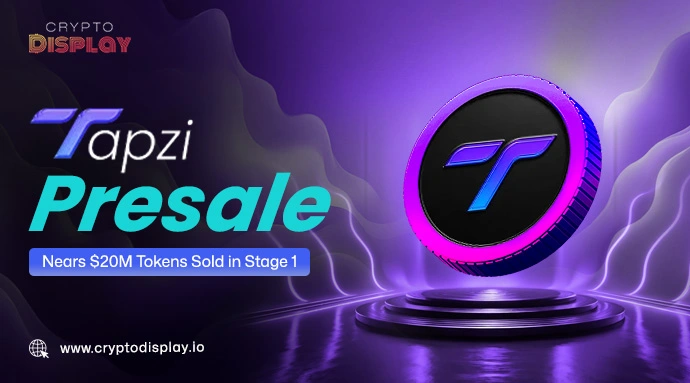 Tapzi Presale Crosses 20M Tokens Sold as Stage 1 Gains Momentum