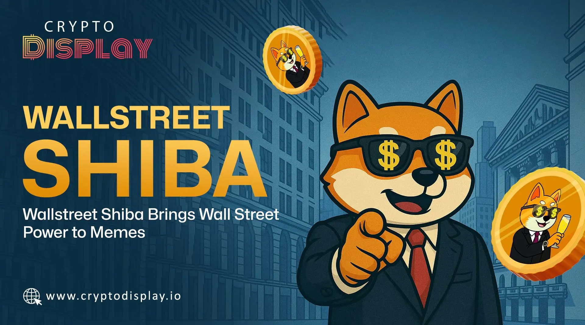 Wallstreet Shiba Presale Blends Memes, DeFi Tools, and NFTs
