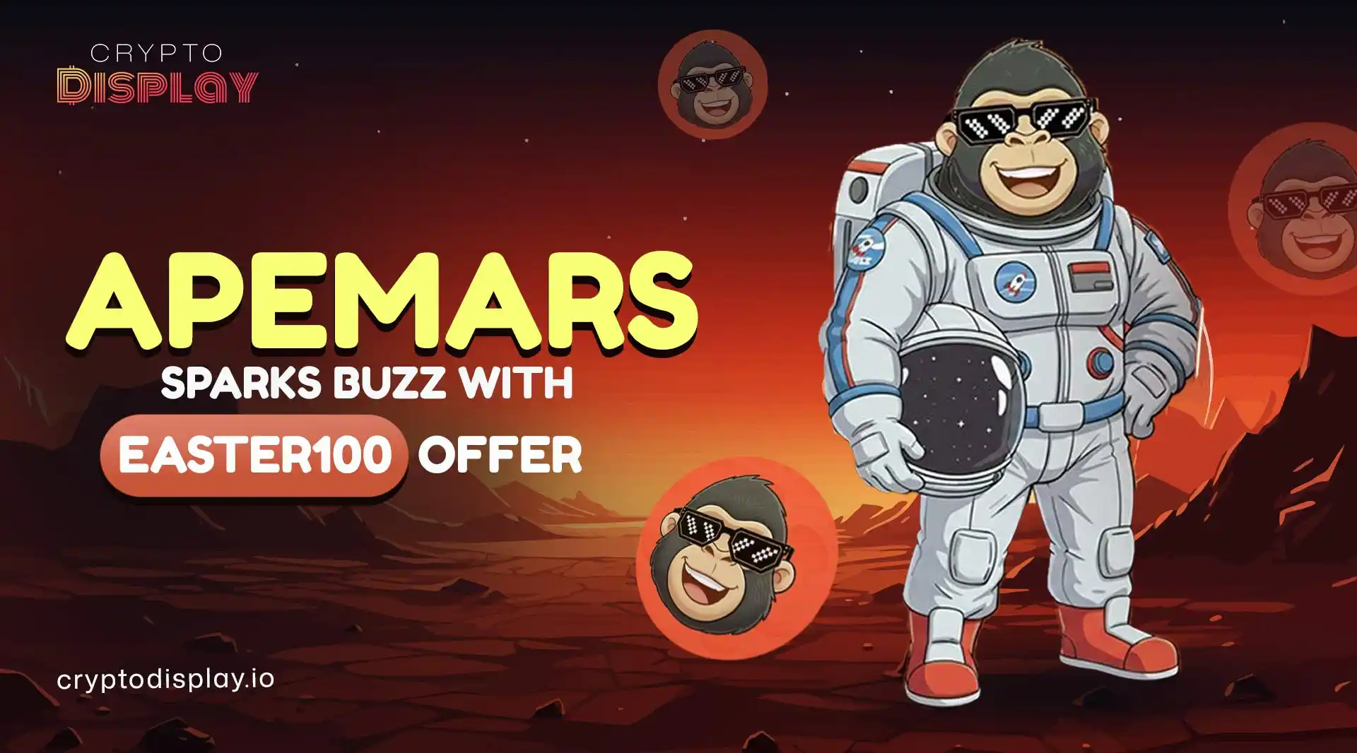 Ape Mars Presale Hits Stage 15 with 100% EASTER100 Bonus