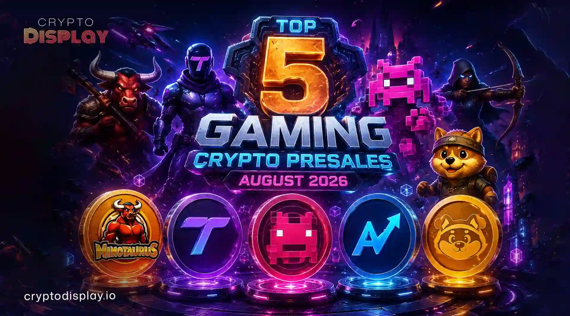 Best Gaming Crypto Presales August 2026: Top 5 Tokens to Buy