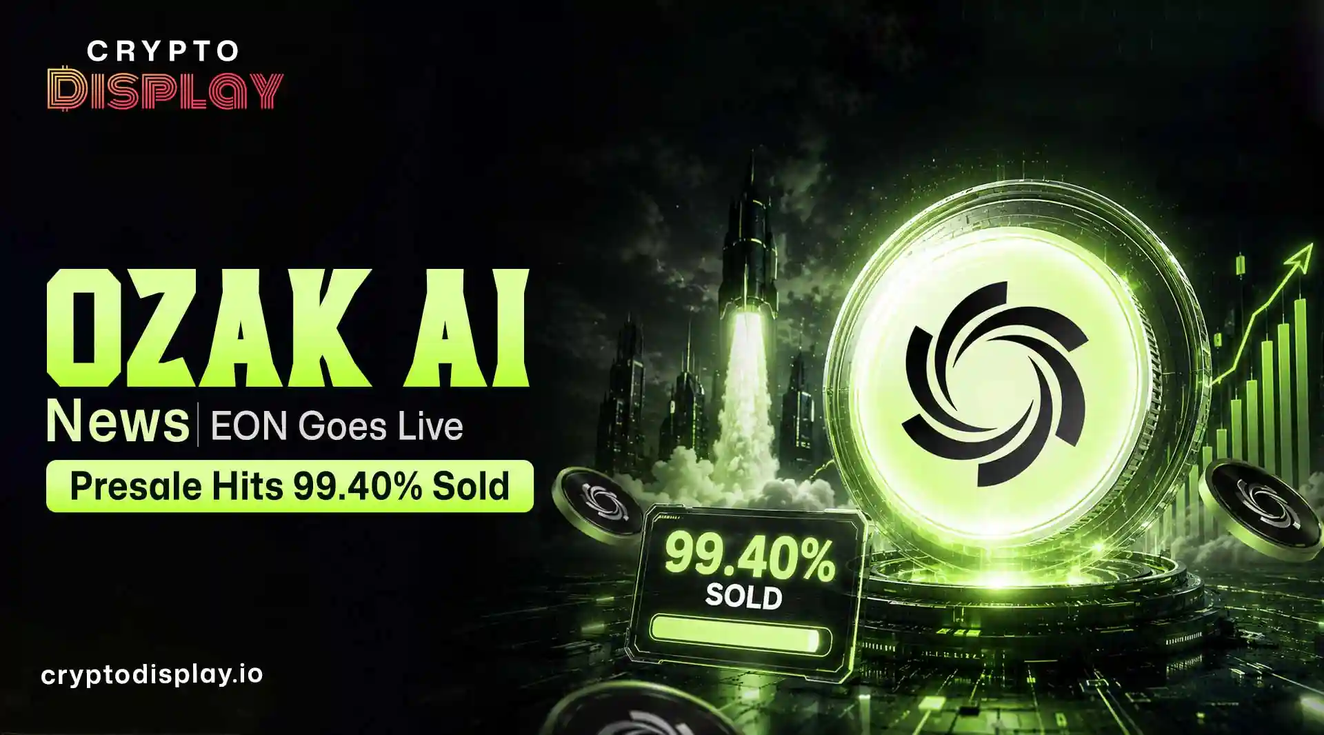 Ozak AI News: EON Launches as OZ Presale Nears Final Stage