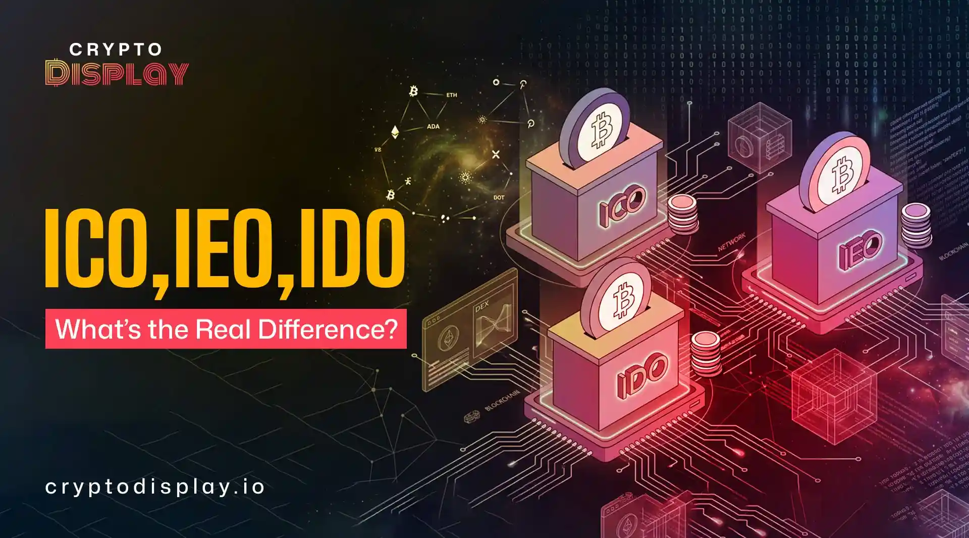 What Is the Difference Between ICO, IEO, and IDO in Crypto?