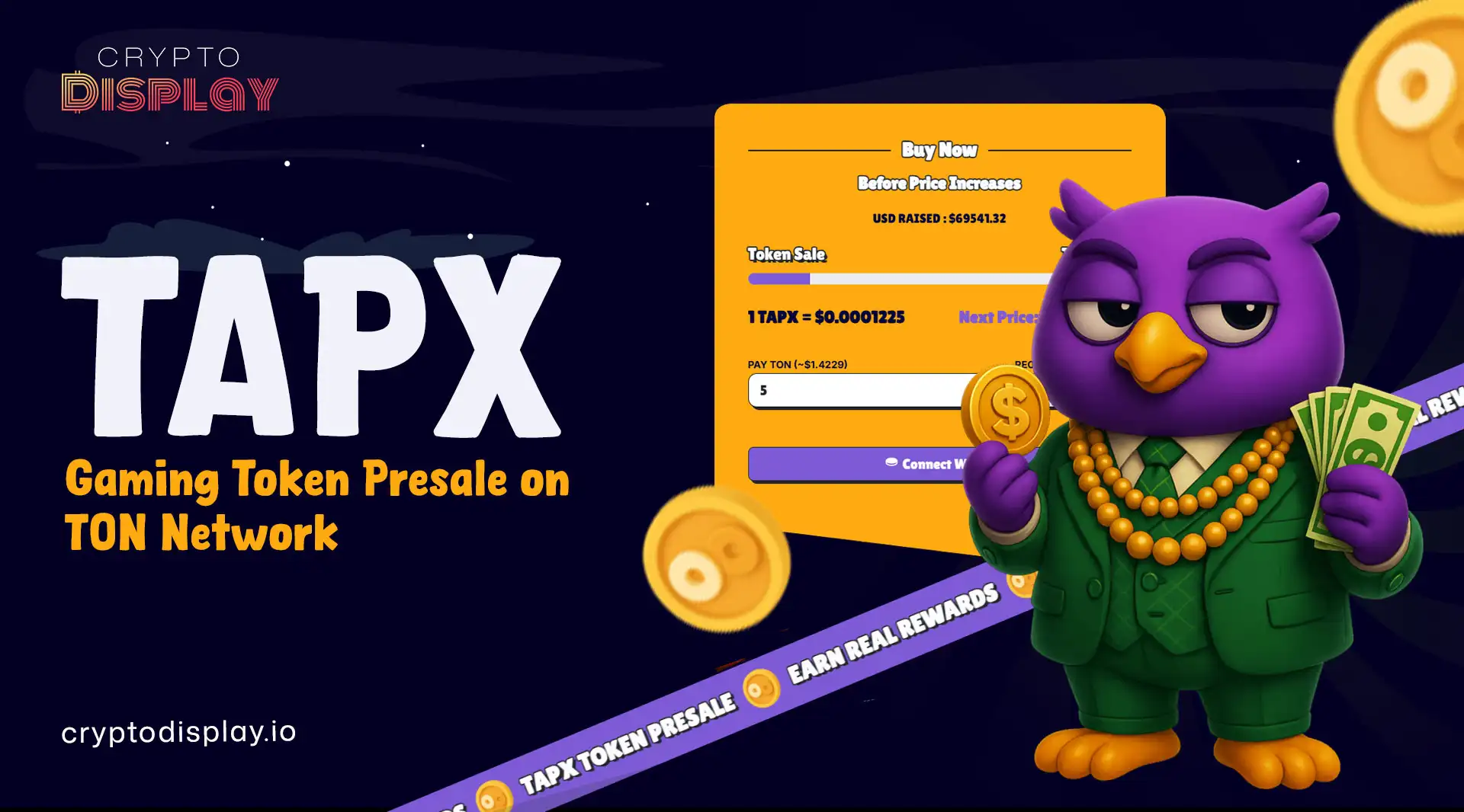  TAPX Presale: Play to Earn Token on TON Network