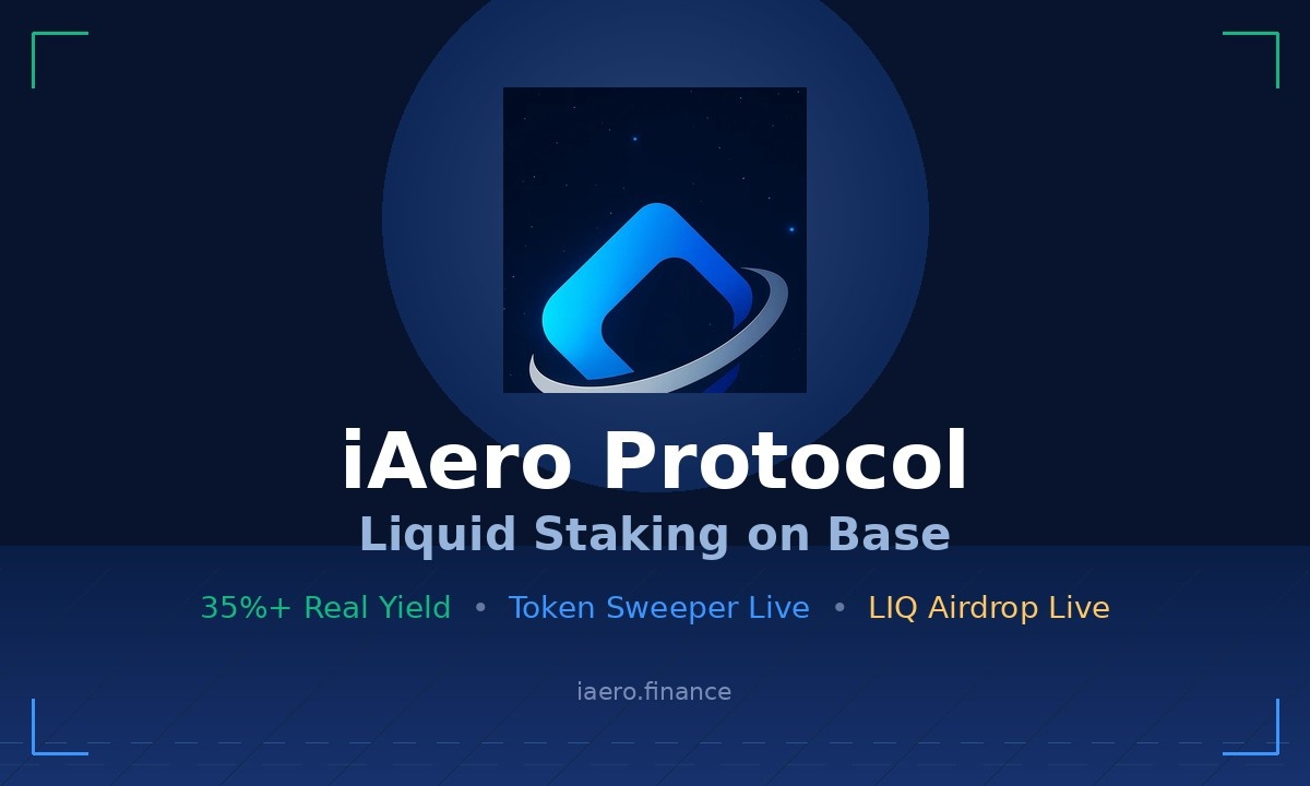iAero Protocol Strengthens Ecosystem With LIQ Rewards