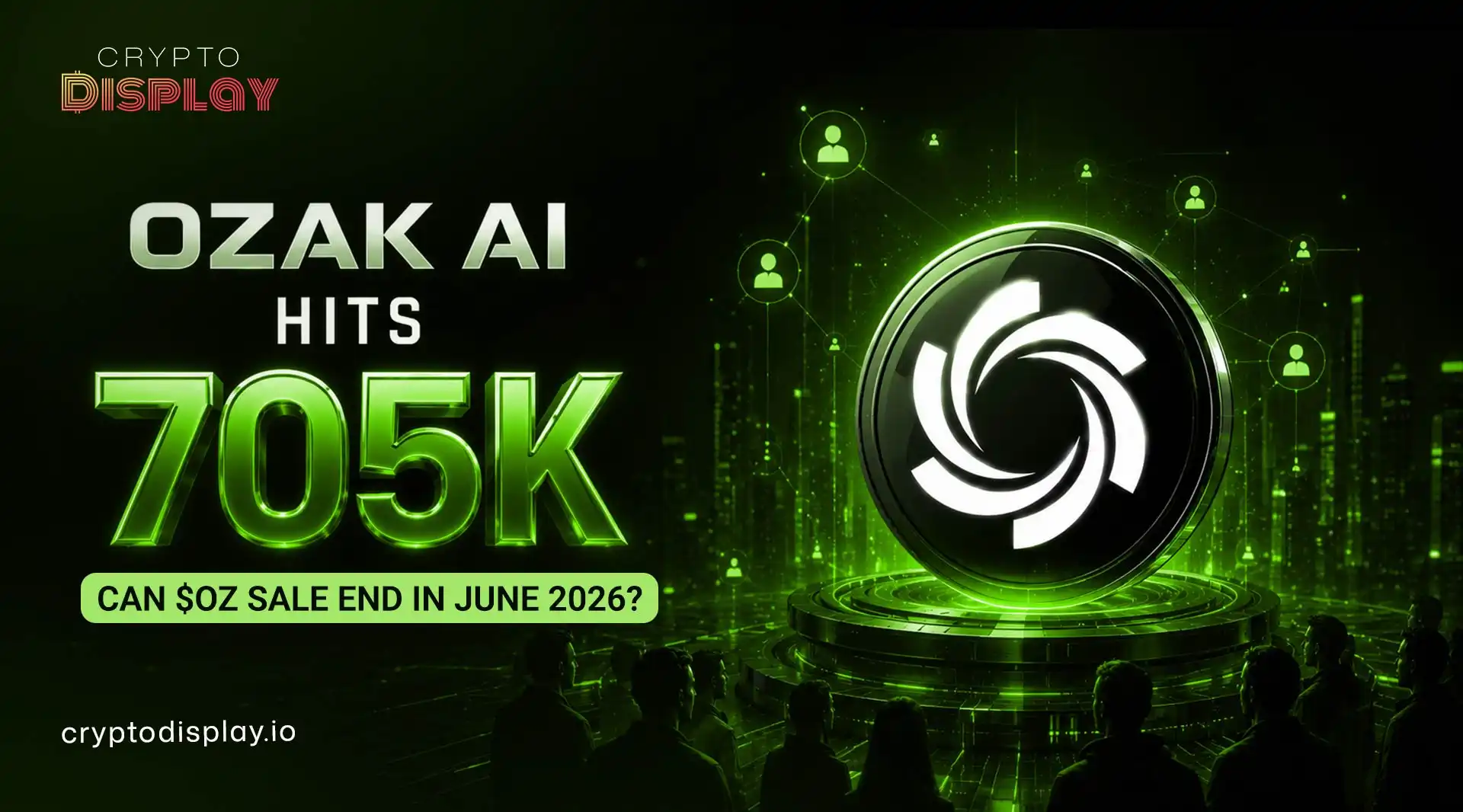 Ozak AI Hits 705K Users: Can $OZ Presale End in June 2026?