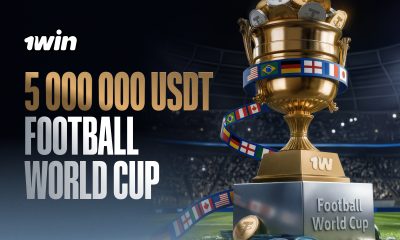 1win FIFA World Cup 2026 tournament promotion banner