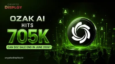 Ozak AI Hits 705K Users: Can $OZ Presale End in June 2026?