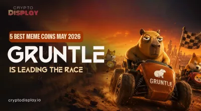 5 Best Meme Coins May 2026: Gruntle is leading the Race