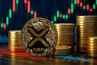 Canary Capital XRPC ETF logo over XRP blockchain graphic