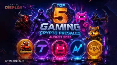 Gaming Crypto Presales August 2026: 5 Tokens to Watch