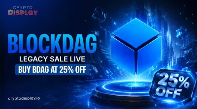 BlockDAG Legacy Sale Is Live: Grab BDAG At 25% Discount