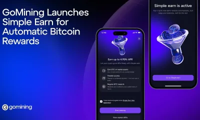 GoMining Simple Earn Powers Auto Bitcoin Yield Accrual Tools
