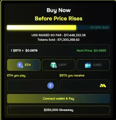 Remittix Block 7 Live- Only One Block Until Listing