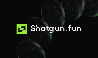 Shotgun.fun trading terminal with cashback rewards dashboard