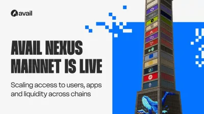 Avail Nexus Mainnet Launches, Connecting Ethereum & Solana