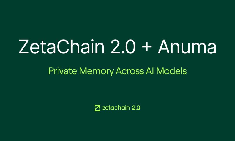 Anuma Powers ZetaChain 2.0 With Private AI Memory for Create