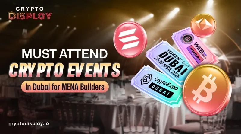 Top Crypto Events in Dubai Powering the MENA Web3 Hub