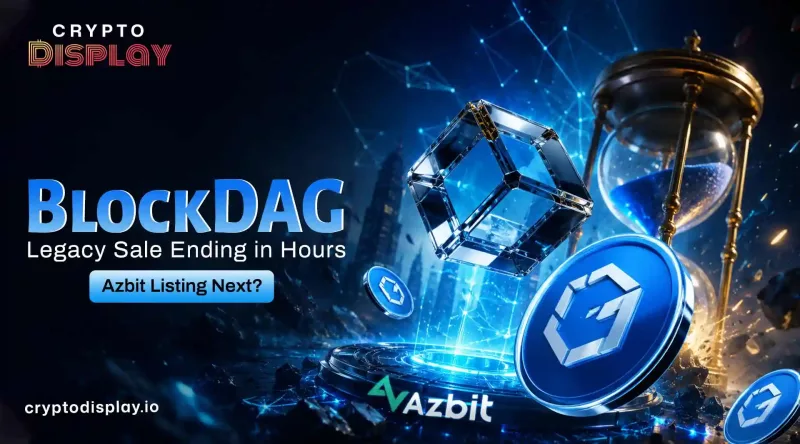 BlockDAG Legacy Sale Ending in Hours: Azbit Listing Next?
