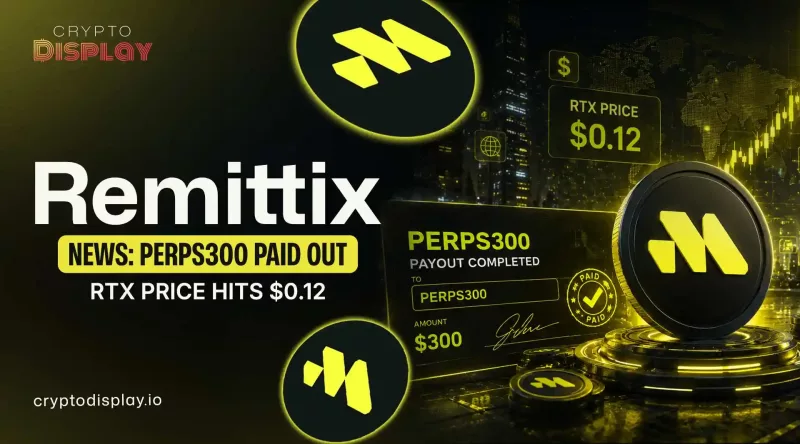 Remittix News: PERPS300 Payout Done Ahead Of RTX's $32M Goal
