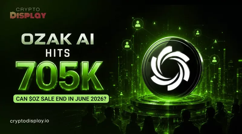 Ozak AI Hits 705K Users: Can $OZ Presale End in June 2026?