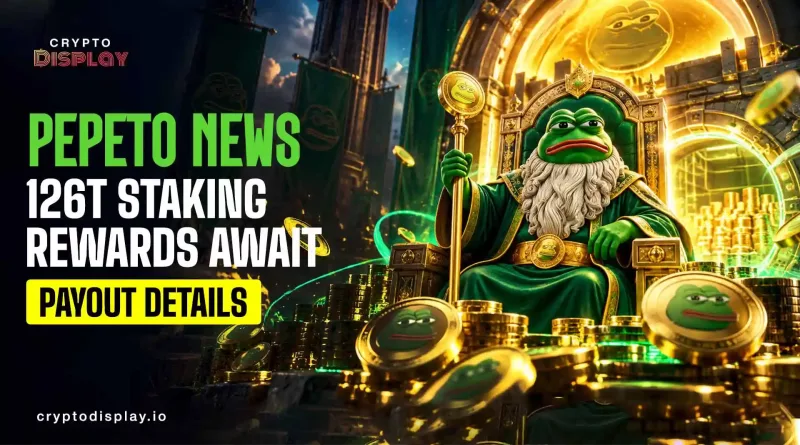 Pepeto News: How Will 126T PEPETO Staking Tokens Be Awarded?