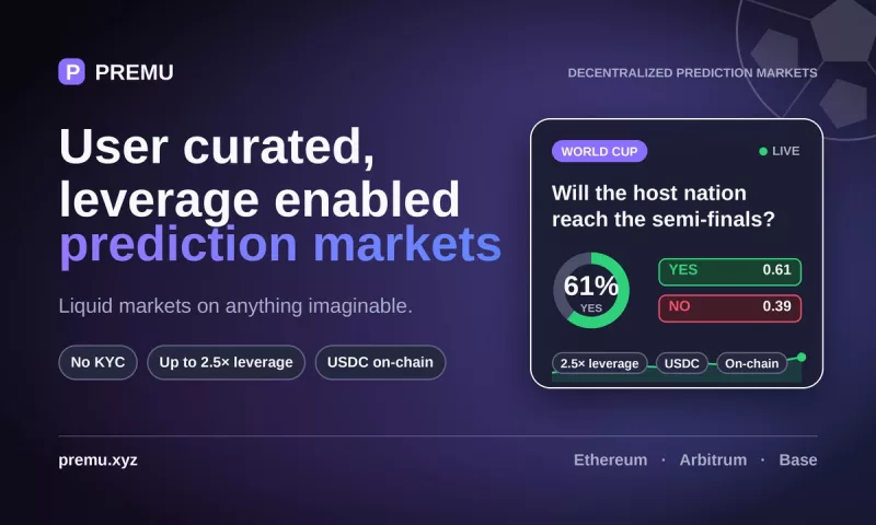 Premu Enables User-Created World Cup Prediction Markets