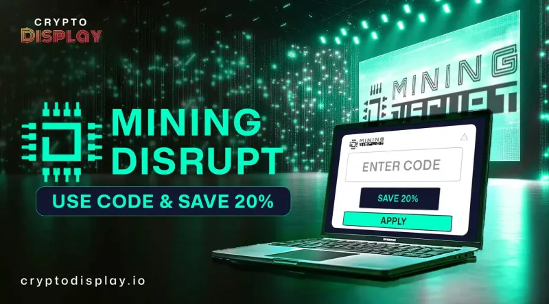 Mining Disrupt 2026: U.S. Bitcoin Mining Expo with 20% Off