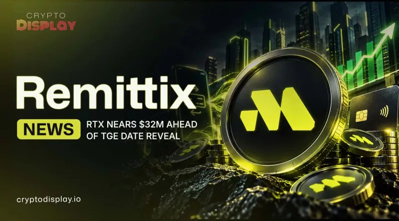 Remittix News: RTX Nears $32M With Launch Date Reveal Ahead