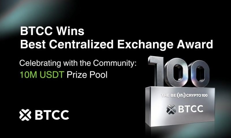 BTCC Named Best Centralized Exchange by BeInCrypto