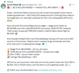 Arctic Pablo Raises $3.5M as Ice Ice Baby Stage Heats Up