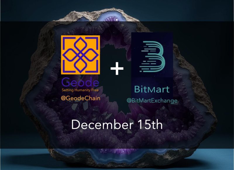 Geode Lists GEODE on BitMart Amid Infrastructure Expansion