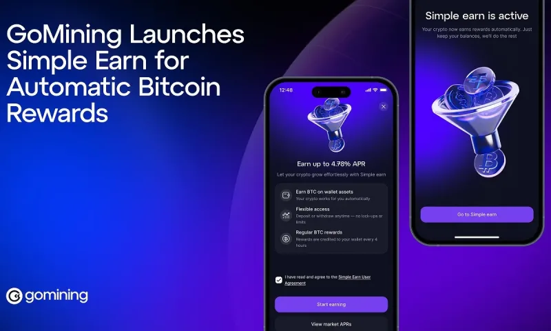 GoMining Simple Earn Enables Autonomous Bitcoin Yield