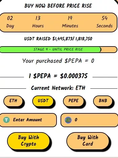 PepePawn Rockets $1.4M as Investors Anticipate Gains