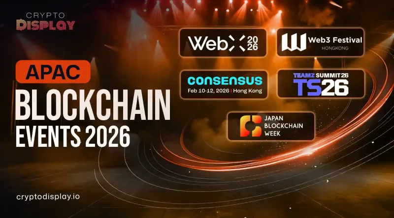 Top Crypto Events in Asia 2026: Blockchain, and Web3 Summits