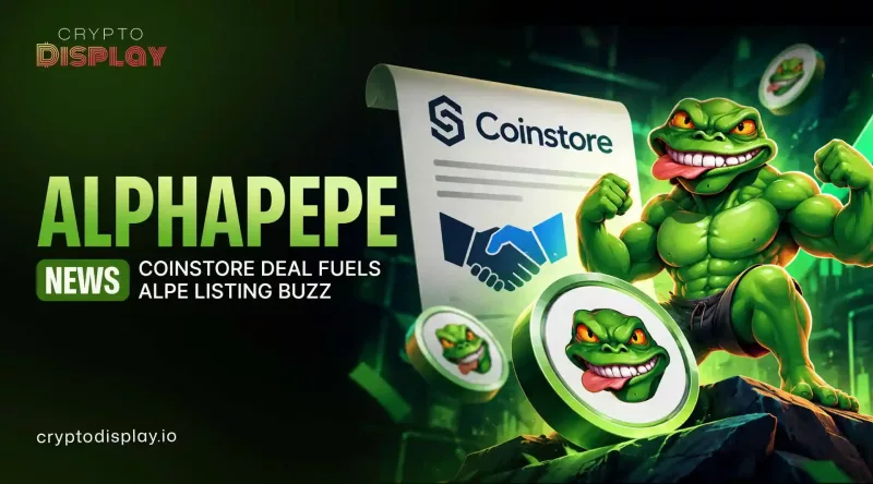 AlphaPepe News: Coinstore Deal Raises ALPE Trading Questions