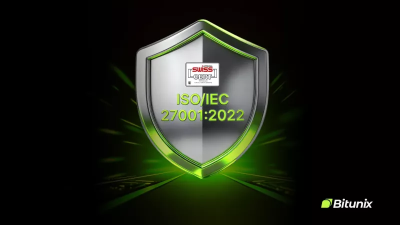 Bitunix Achieves ISO 27001:2022 Security Certification