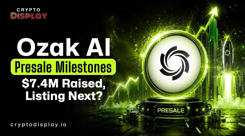 Ozak AI Presale Milestones: $7.4M Raised, Is Listing Next?