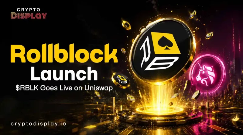 Rollblock Launch: $RBLK Starts Trading on Uniswap Exchange