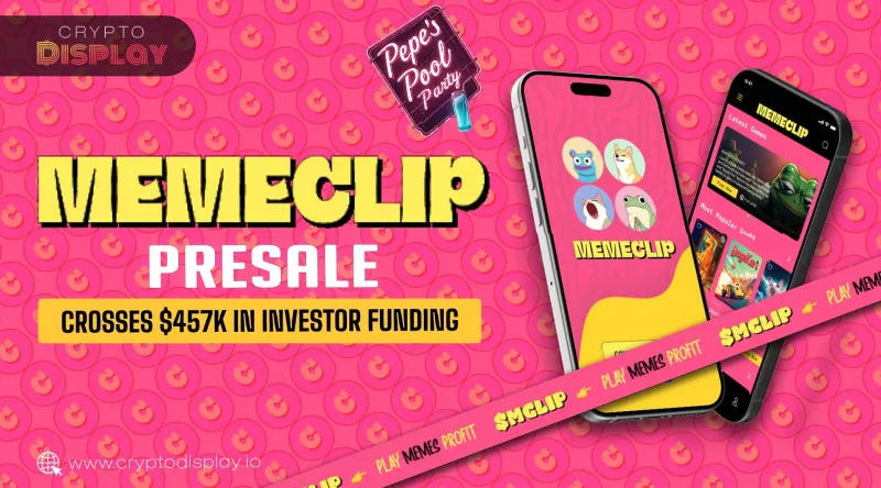 MemeClip Crosses $457K as Investor Excitement Grows Fast