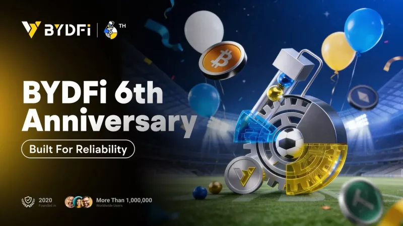 BYDFi Celebrates 6 Years With Month-Long Reliability Campaign