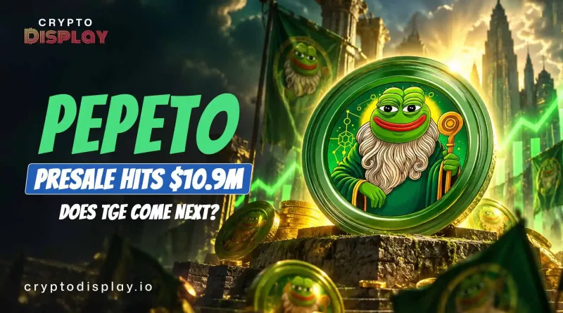 Pepeto Presale Nears $11M: Will the TGE Countdown Start Now?