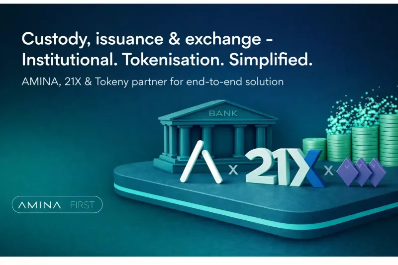AMINA First Regulated Bank to Join 21X DLT Platform