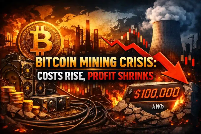 Bitcoin Mining Costs Rise in 2026 as Profit Pressure Grows